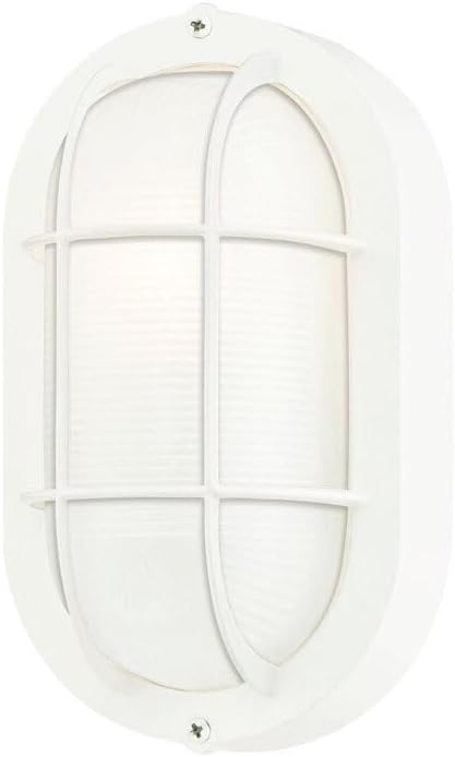 Westinghouse 6783500 Traditional One-Light Outdoor Wall Fixture, White Finish, White Glass Lens