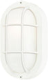 Westinghouse 6783500 Traditional One-Light Outdoor Wall Fixture, White Finish, White Glass Lens