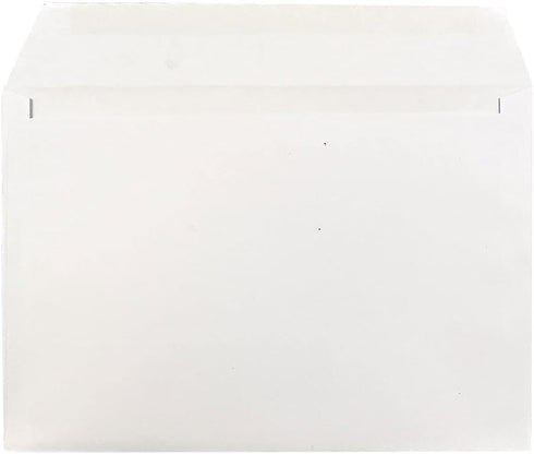 JAM PAPER Booklet Commercial Envelopes - 6 1/2 x 9 1/2, White, 50/Pack