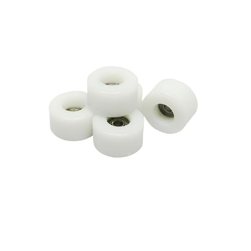 QVNODR 4pcs 7.6mm 1.5x7.6x5 PU6817.6-5 1.5 7.6 5 OD PU Coated Fingerboard Wheels High Speed Finger Skateboard Pulley *