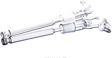 Lab Gas Washing Bottle Glass 500ML Vacuum Trap with Two Bend Tubes for Chemistry Lab Glassware Kit