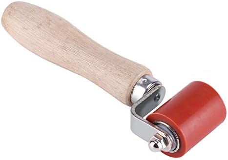Yosoo Hand Roller 40mm Silicone High Temperature Resistant Seam Hand Pressure Roller for Roofing PVC Welding Tool