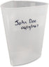 Plastic Graduated Triangular Intake Output Container, 5 Pack 32 oz Laboratory Beaker for Measuring