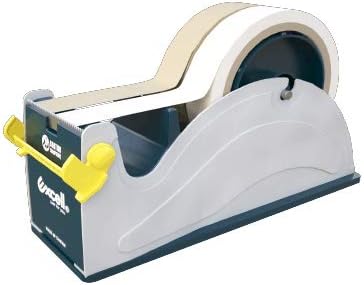 excell EX-17 Steel Desk Top Tape Dispenser: 3" wide, Blue/Grey, Model EX-17/3IN