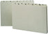 Smead 52376 100% Recycled Pressboard File Guides, Legal Size, Gray/Green, Set of 25