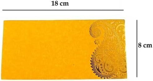 Shagun Envelopes Designer Set, Money Cash Gift Envelope (Pack of 5) for Indian Weddings, Engagements, and Birthdays