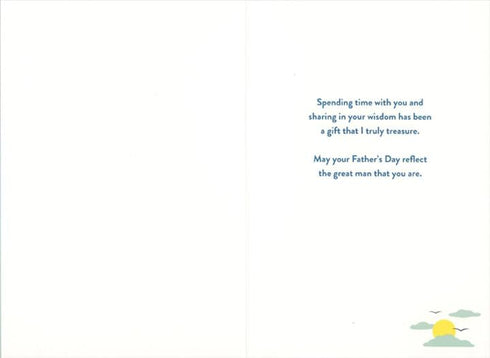 Pictura Father's Day Card with Two Folding Chairs and Fishing Poles - Design for Dad