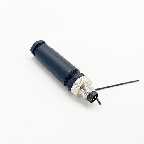 2Pcs M8 4 Pin Male Circular Connector, IP67 Waterproof Field Assembly Sensor A Code Adapter 60V 4A AC/DC