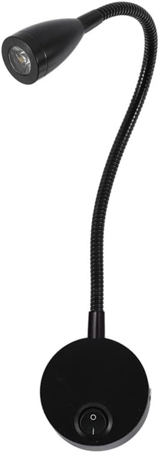 Gooseneck 3W LED Picture Lamp Fixture Wall Light Bedside Reading Light with