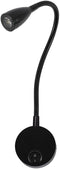 Gooseneck 3W LED Picture Lamp Fixture Wall Light Bedside Reading Light with