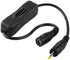 MyVolts 9V Power Supply Adaptor Compatible with Ameda Purely Yours Breast Pump - US Plug - with Extension and Inline