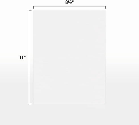 LUXPaper 8.5" x 11" Paper | Letter Size | Bright White | 70lb. Text | 50 Qty by LUXPaper