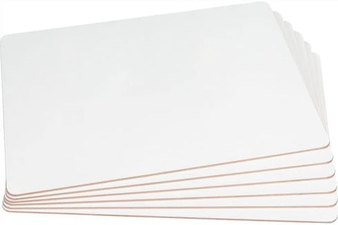 Two-Sided Primary Lined Dry Erase Boards, Non-Magnetic, 6 Boards