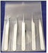 Microdissection Forceps Set with 5 Fine Point Forceps