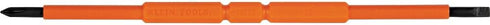 Klein Tools 13157INSP Insulated Double-Ended Screwdriver Replacement Blades, Slotted and Phillips, 2-Pack