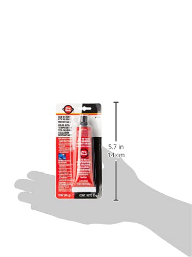 Pro-Seal RTV Silicone Sealant, 3 oz Tube, Red (80726)