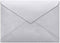 LUXPaper Lee BAR Envelopes, 80 lb. Silver Metallic, Printable Pointed Flap for Wedding Invitations, 50 Pack, 5 1/4 x 7