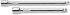 SK Tools USA 1/2" Drive Chrome Extension, 3" Long | 40159