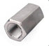 2pcs Stainless Steel Pipe Fittings, 3/8 NPT Female Straight Hex Coupler for Air, Liquid, Hydraulic Fitting