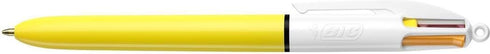 Bic 949898 4 Colours Sun Retractable Ballpoint Pen (1 mm Blister Pack), pink by BIC