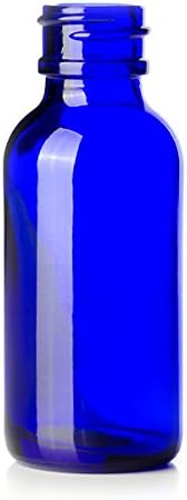 Cobalt Glass Bottles with Eye Droppers, 1 oz, 12 Pack for Essential Oils, Colognes & Perfumes