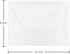 JAM PAPER Plastic Envelopes with Snap Closure - Legal Booklet - Clear - 12/Pack