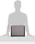 U Brands Mesh Steel Desktop Hanging File Holder, Letter Size, 12.4" x 9.53" x 5.5" (Black)