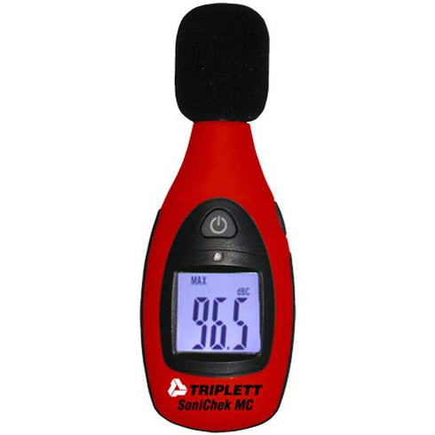 Triplett TSC-MC1 SoniChek Compact Decibel Sound Level Meter for Home Theater and Alarm Systems, C Weighted Measurement