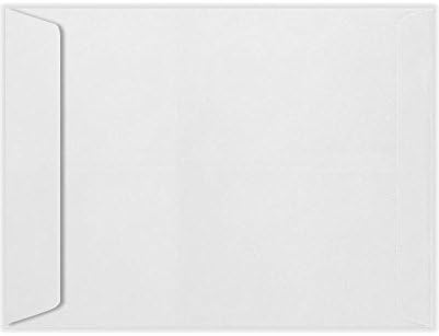 LUXPaper Open End Envelopes | Peel & Press | 8 1/2" x 10 1/2" | Bright White | 70lb. Text | 50 Qty