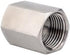 2pcs Stainless Steel Pipe Fittings, 3/8 NPT Female Straight Hex Coupler for Air, Liquid, Hydraulic Fitting