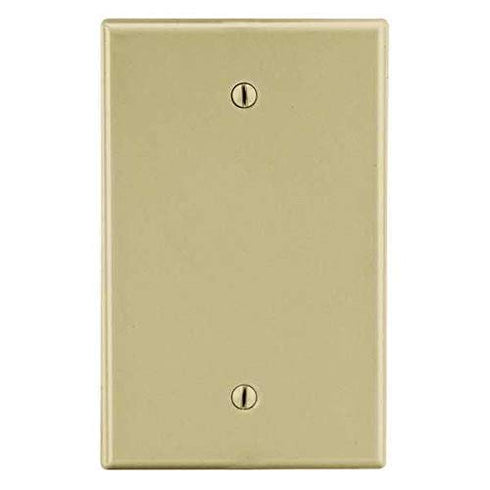 Blank Box Mount Wall Plate,Ivory