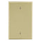 Blank Box Mount Wall Plate,Ivory