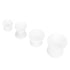 4pcs Silicone Dental Laboratory Mixing Cup Set, Rubber Dental Materials Mixing Bowl, Self-Curing Mixing Cup