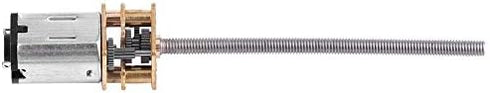 DC 6V Gear Motor High Electric with Long M355MM Screw Thread Output Shaft 30/60/100/150/200/300/400/500RPM