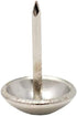 Premium Upholstery Tacks, Decorative Nailhead Trim for Furniture, 100 Nickel 7/16-inch Diameter