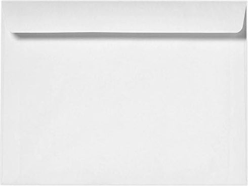 LUXPaper Booklet Envelopes | Bright White | 7 1/2" x 10 1/2" | 24lb. Text | 50 Qty