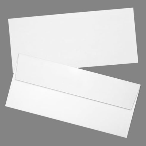 LUXPaper #9 Slimline Invitation Envelopes | 3 7/8" x 8 7/8" | Bright White | 24lb. Text | 50 Qty by LUXPaper