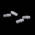 50pcs Luer Lock Syringe Tip Caps Disposable Plastic Syringe Cap for Liquid Sampling in the Laboratory
