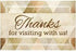Warner Press Pack 25, 3.5 5.5 129:8 Thanks for Visiting With Us Postcards of Psalm (NIV) Church Visitor Outreach