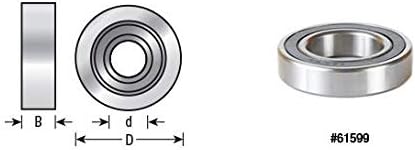 Amana Tool Rub Collar 55mm x 1-1/4 x 13mm (61599), Industrial Grade