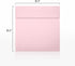LUXPaper Candy Pink Square Invitation Envelopes | Peel & Press | 5 1/4" x 5 1/4" | 50 Qty | 80lb. Text