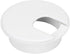 10 Pack 2 Inch White Desk Grommet for Wires and Cords - Plastic