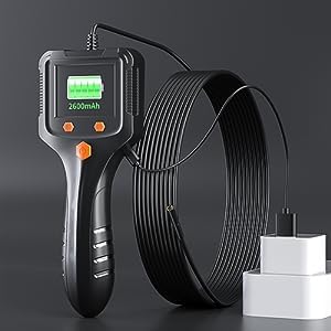 Daxiongmao 1080P IP67 Endoscope Camera with Light, HD Borescope, Waterproof Snake Camera Ideal for Inspecting Walls