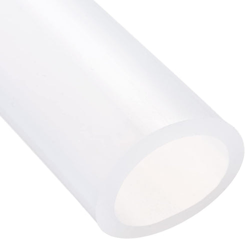 uxcell Pure Silicone Tubing, 19mm ID, 25mm OD, 4Pcs 0.33 Ft Transparent Hose for Water and Air Pump