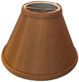 Upgradelights 7 Inch Empire Clip On Chandelier Lampshade 3x7x5 (Bronze)
