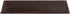 19076 2-Inch (Pack 4) Shepherd Hardware Square Caster Furniture Cup Walnut Finish