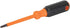 Klein Tools 6844INS Insulated Screwdriver, 1000V #2 Square Tip with 4-Inch Shank, Cushion-Grip Handle