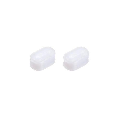 YOKIVE 2 Pcs Magnetic Stir Bar, PTFE Coated Cylinder Type Stirrer for Lab Liquid Solution Mixing, White, 0.2 x 0.12-Inch