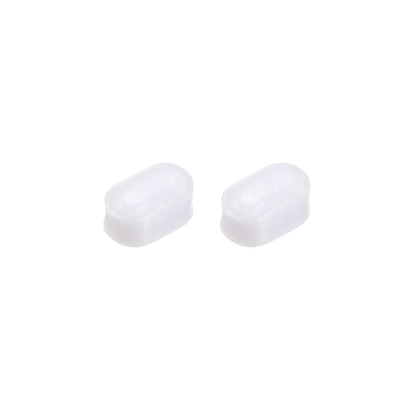 YOKIVE 2 Pcs Magnetic Stir Bar, PTFE Coated Cylinder Type Stirrer for Lab Liquid Solution Mixing, White, 0.2 x 0.12-Inch