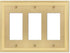 Hallcrest 3 Gang Rocker Metal Wall Plate